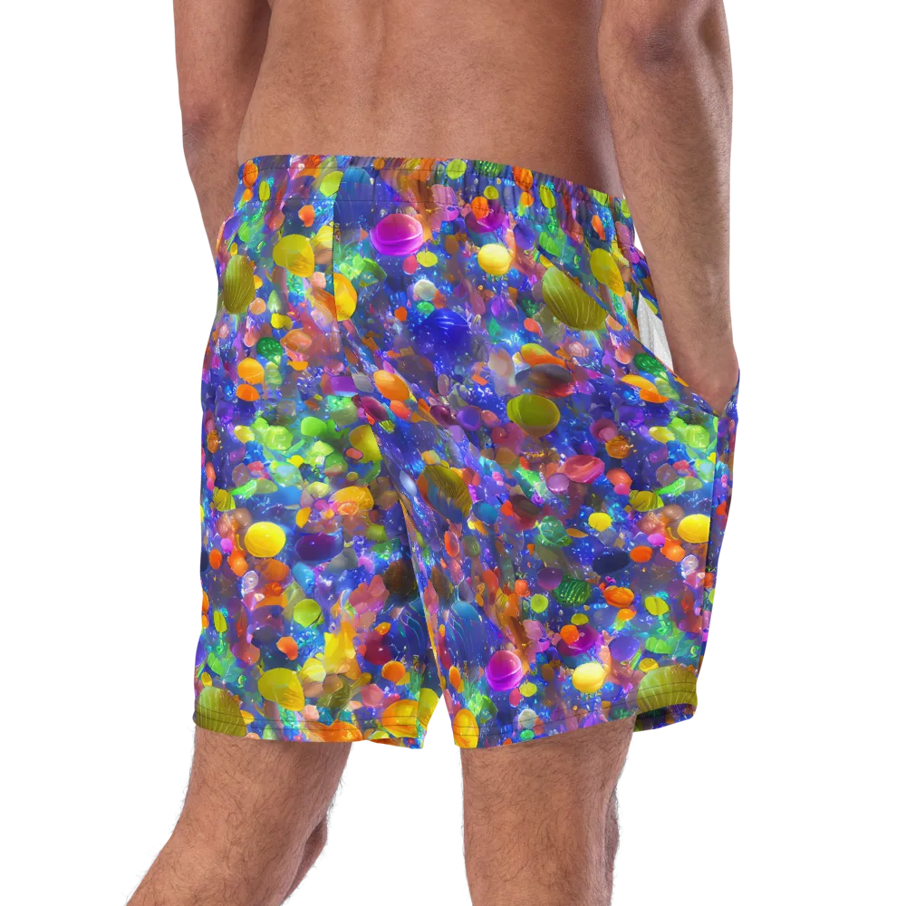 Chromatic Candy on Swim Trunks — Right Back