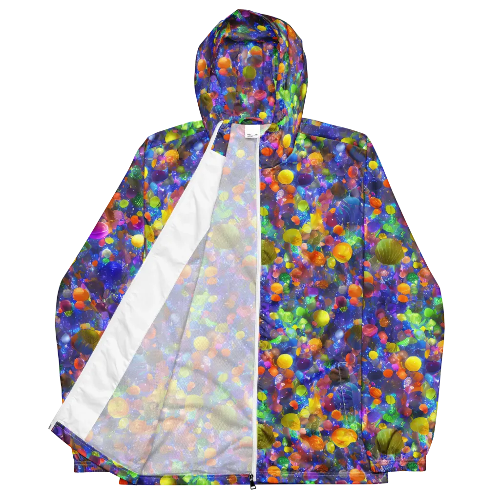 Chromatic Candy on Men's Windbreaker — Front