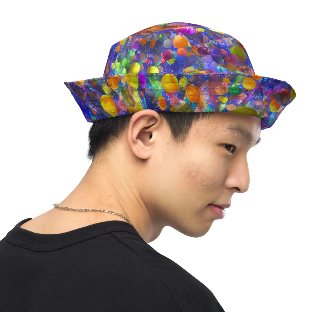 Chromatic Candy on Reversible Bucket Hat — Right Outside