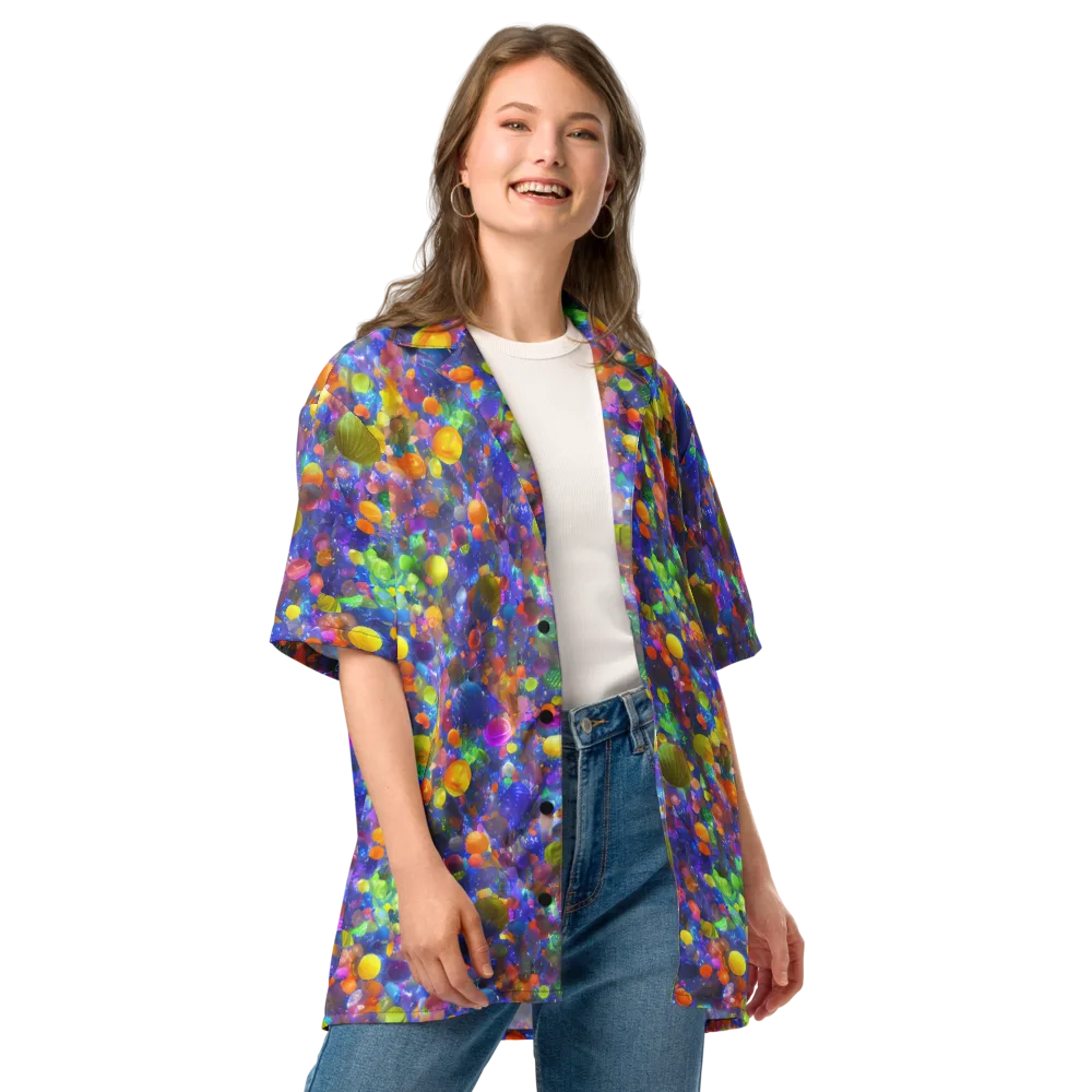 Chromatic Candy on Button Shirt — Front