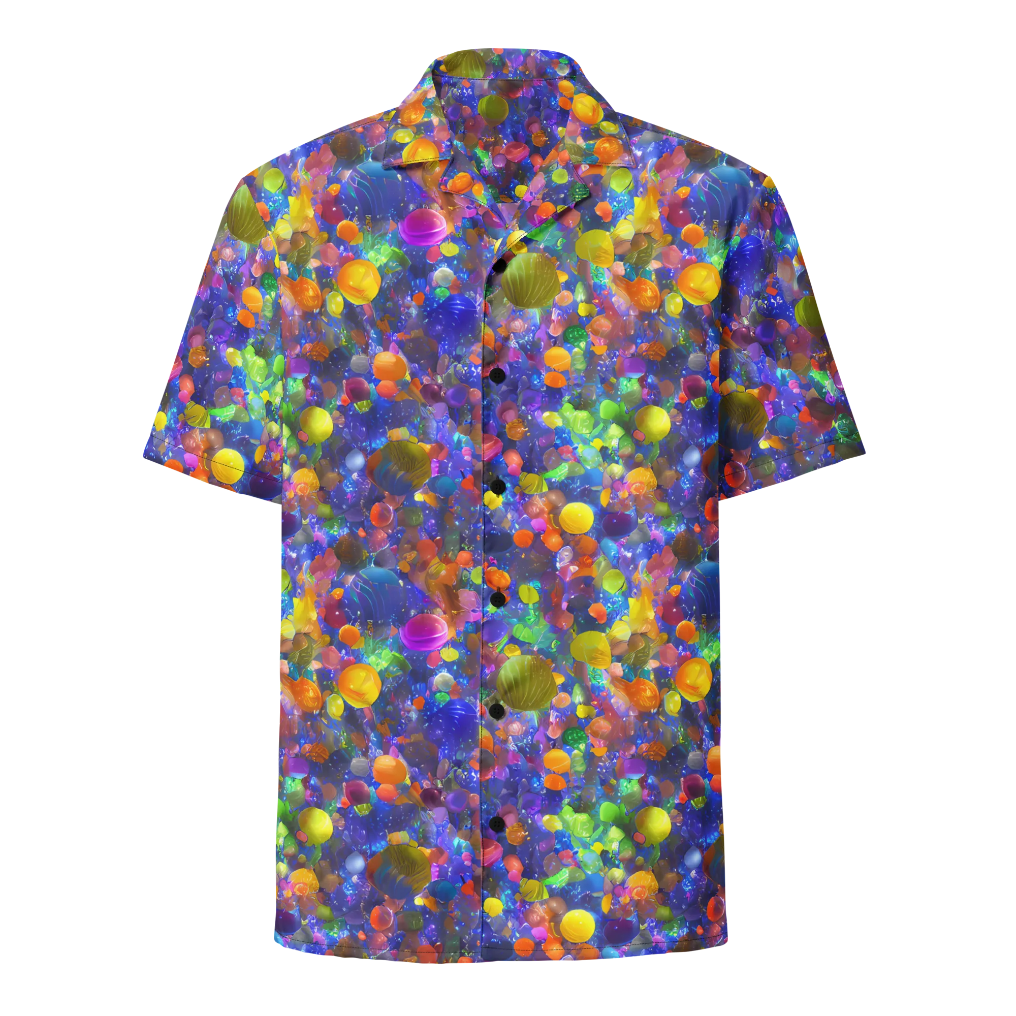Chromatic Candy on Button Shirt — Front