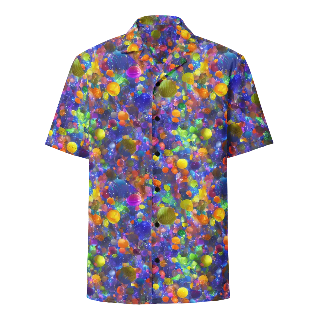 Chromatic Candy on Button Shirt — Front