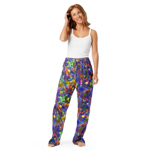 Chromatic Candy on a Women's Pajama Pants