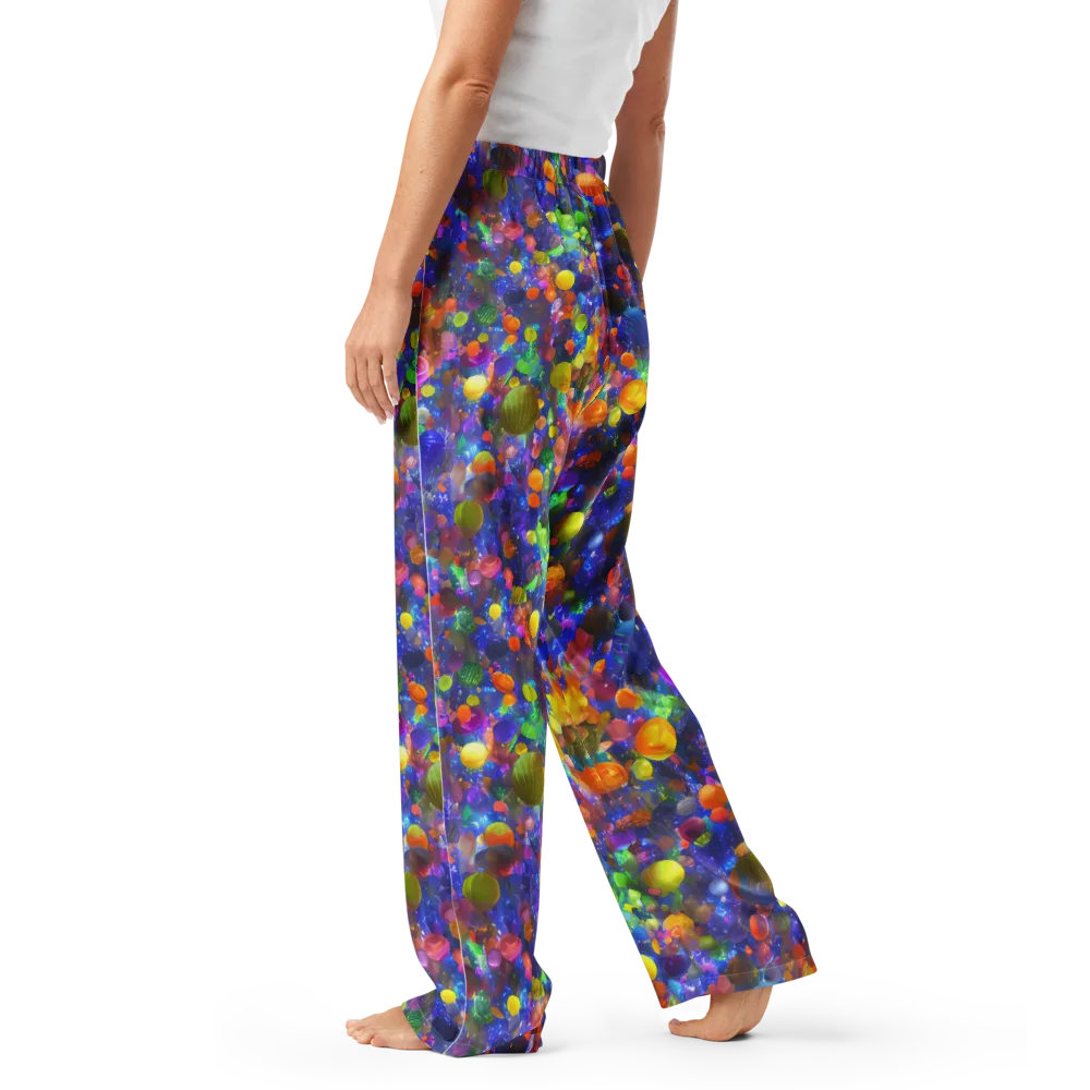 Chromatic Candy on Women's Pajama Pants — Left