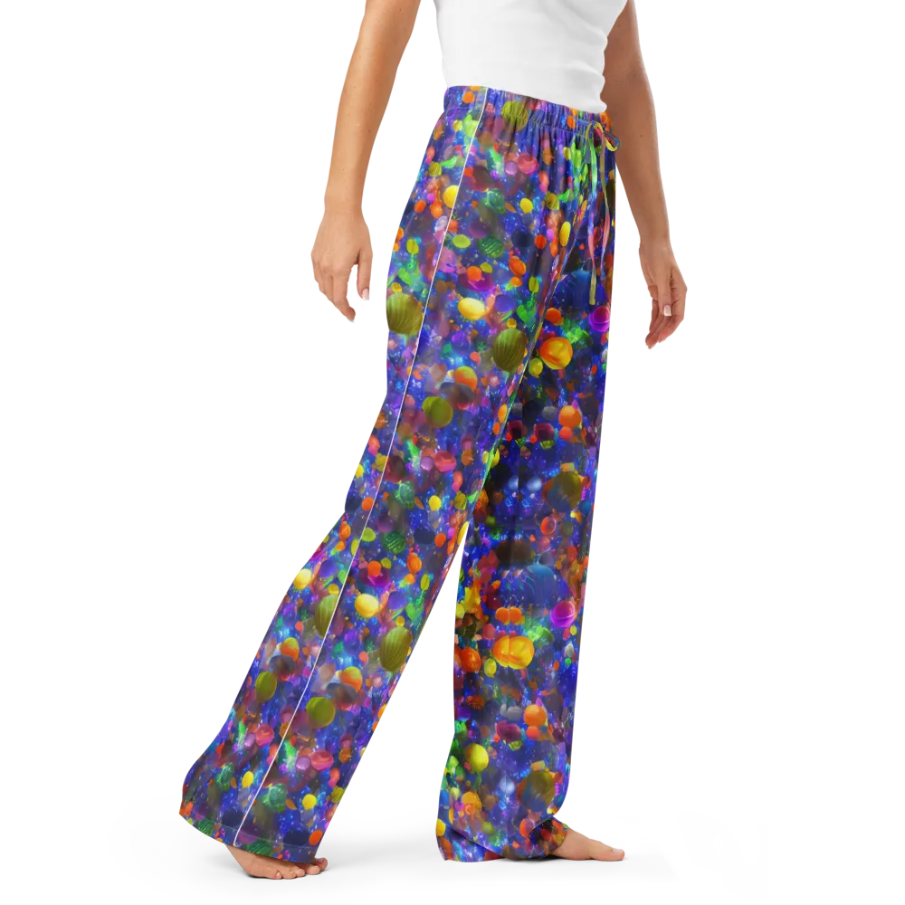 Chromatic Candy on Women's Pajama Pants — Right Front