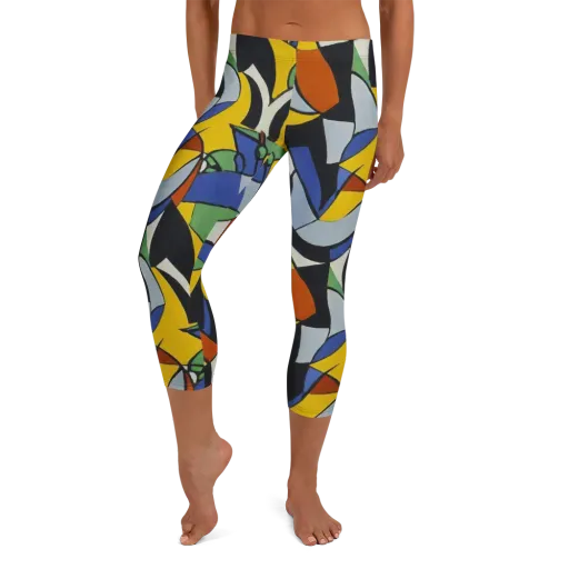 Chromatic Paradox on a Capri Leggings