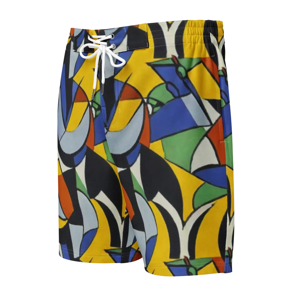 Chromatic Paradox on Men's Board Shorts — Front