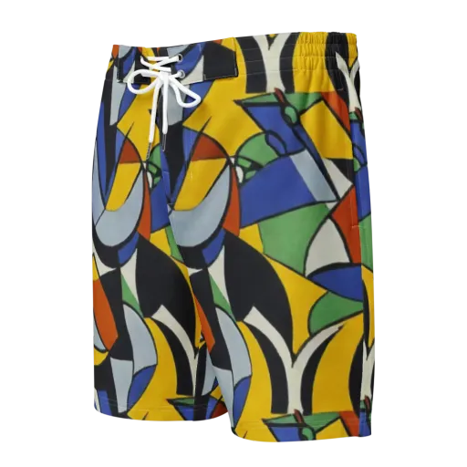 Chromatic Paradox on a Men's Board Shorts
