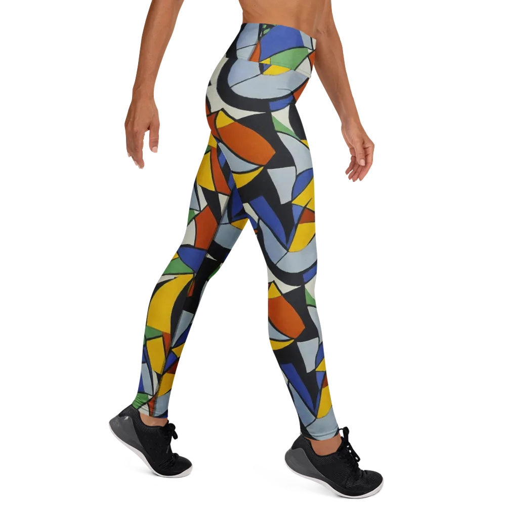 Chromatic Paradox on Yoga Leggings — Right