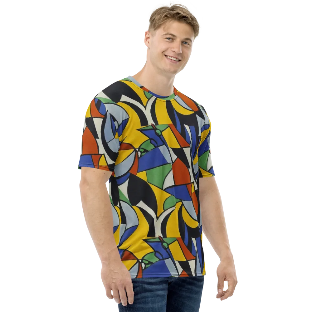 Chromatic Paradox on Men's Crew Neck T-Shirt — Right
