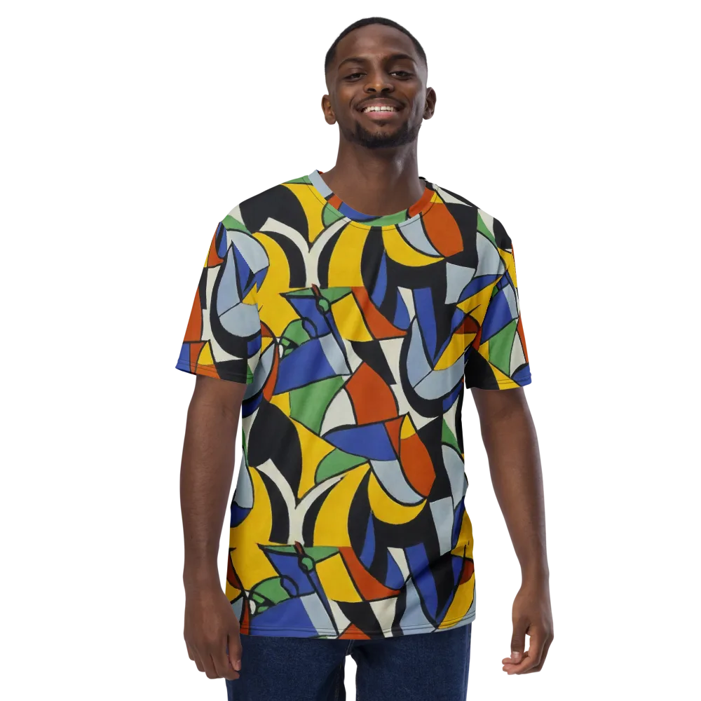 Chromatic Paradox on Men's Crew Neck T-Shirt — Front