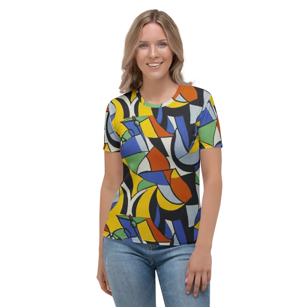 Chromatic Paradox on Women's Crew Neck T-Shirt — Front