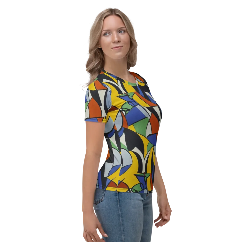 Chromatic Paradox on Women's Crew Neck T-Shirt — Right