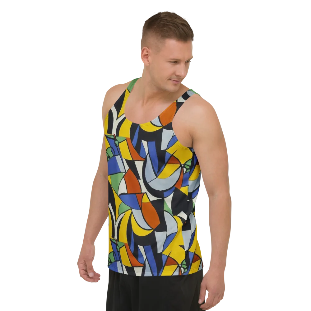 Chromatic Paradox on Men's Tank Top — Left Front