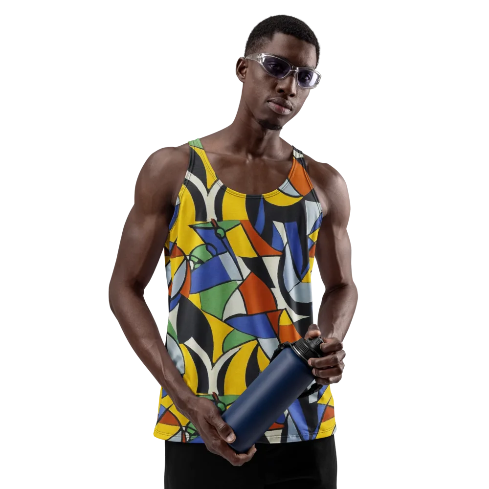 Chromatic Paradox on Men's Tank Top — Front
