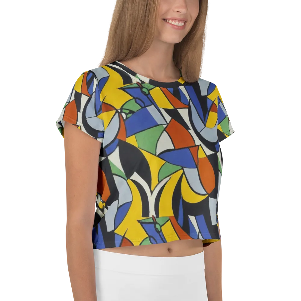Chromatic Paradox on Crop Tee — Right