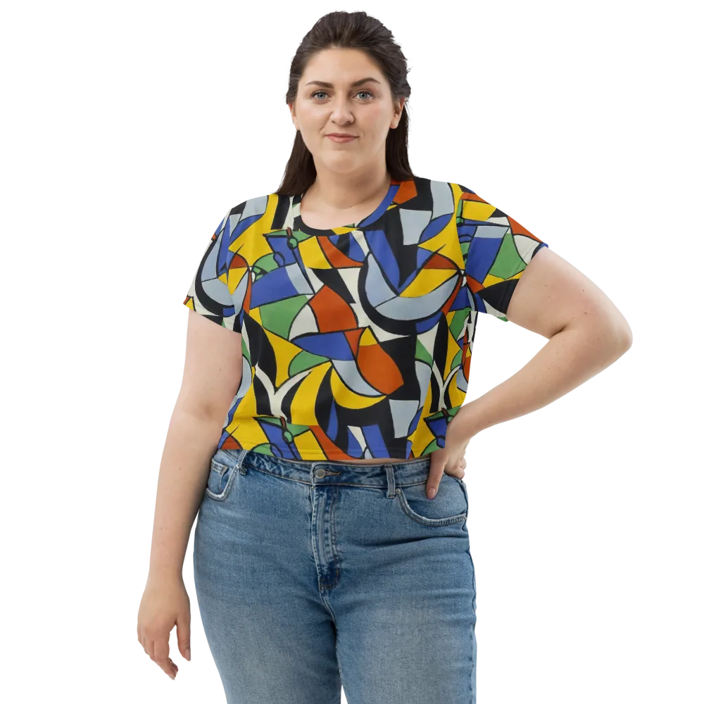 Chromatic Paradox on Crop Tee — Front