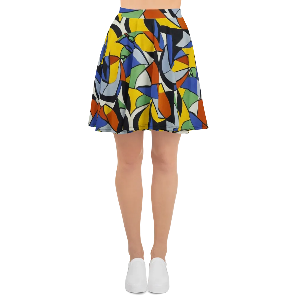 Chromatic Paradox on Skater Skirt — Front