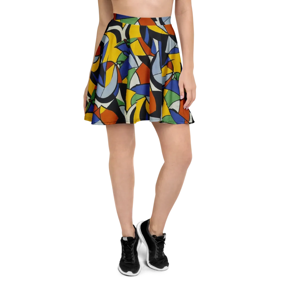 Chromatic Paradox on Skater Skirt — Front