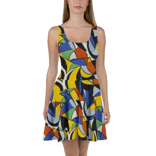 Chromatic Paradox on a Skater Dress