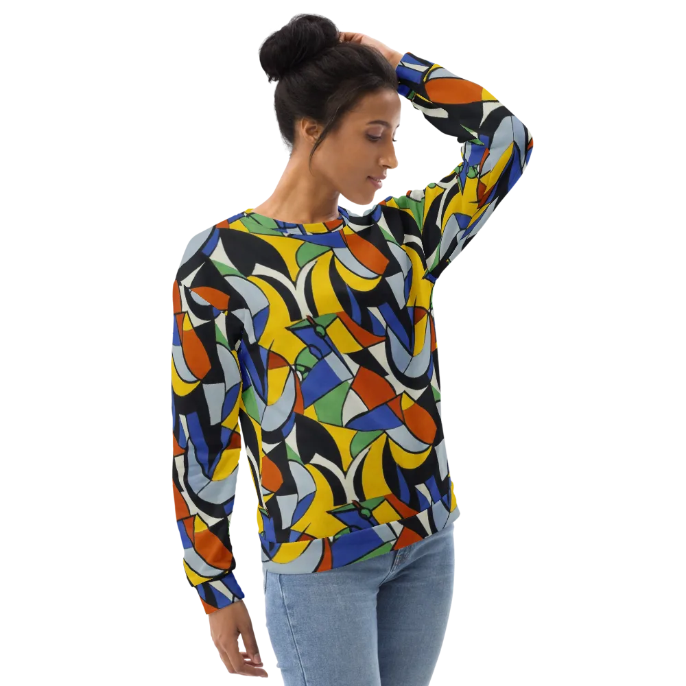 Chromatic Paradox on Sweatshirt — Right Front