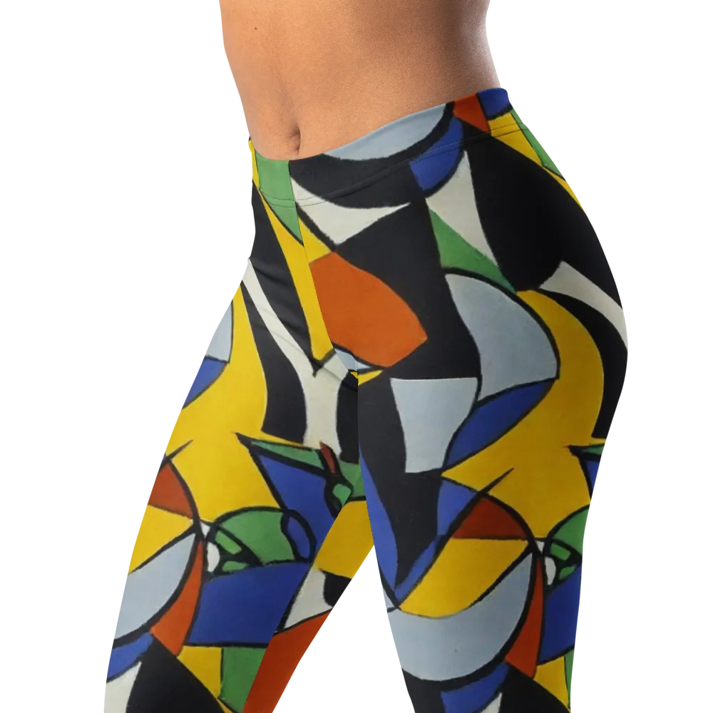 Chromatic Paradox on Leggings — Left Front
