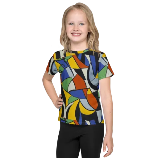 Chromatic Paradox on a Kids Crew Neck T-Shirt