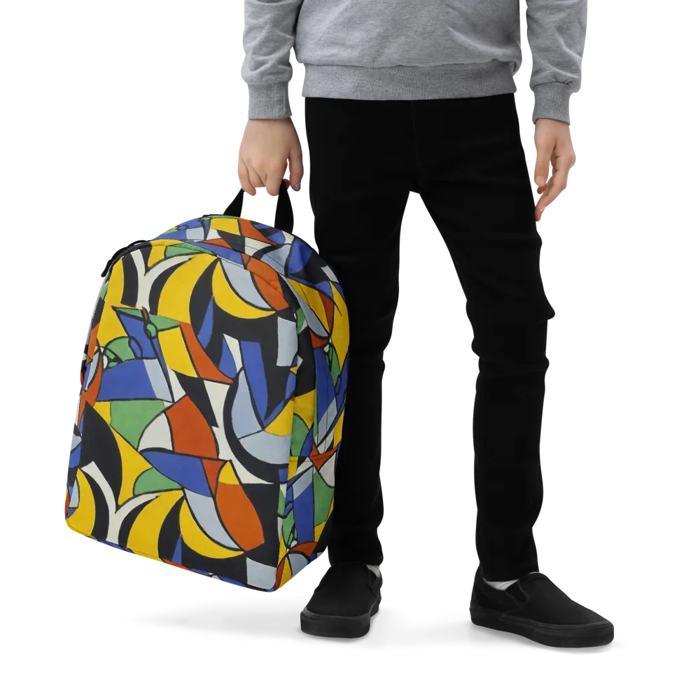 Chromatic Paradox on Minimalist Backpack — Zoomed-in