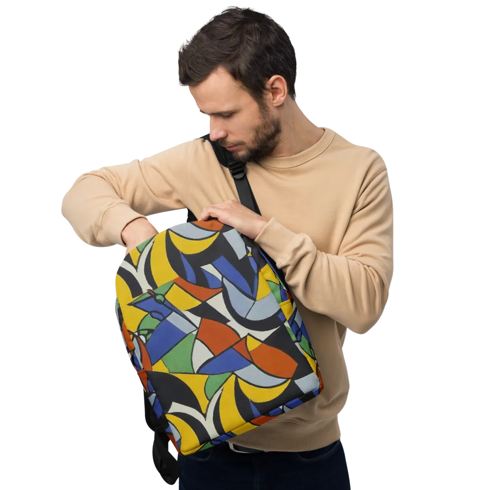 Chromatic Paradox on Minimalist Backpack — Front