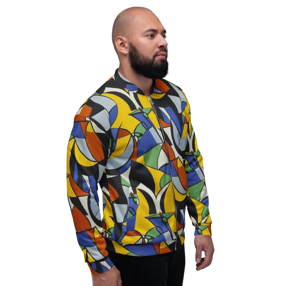 Chromatic Paradox on Bomber Jacket — Right