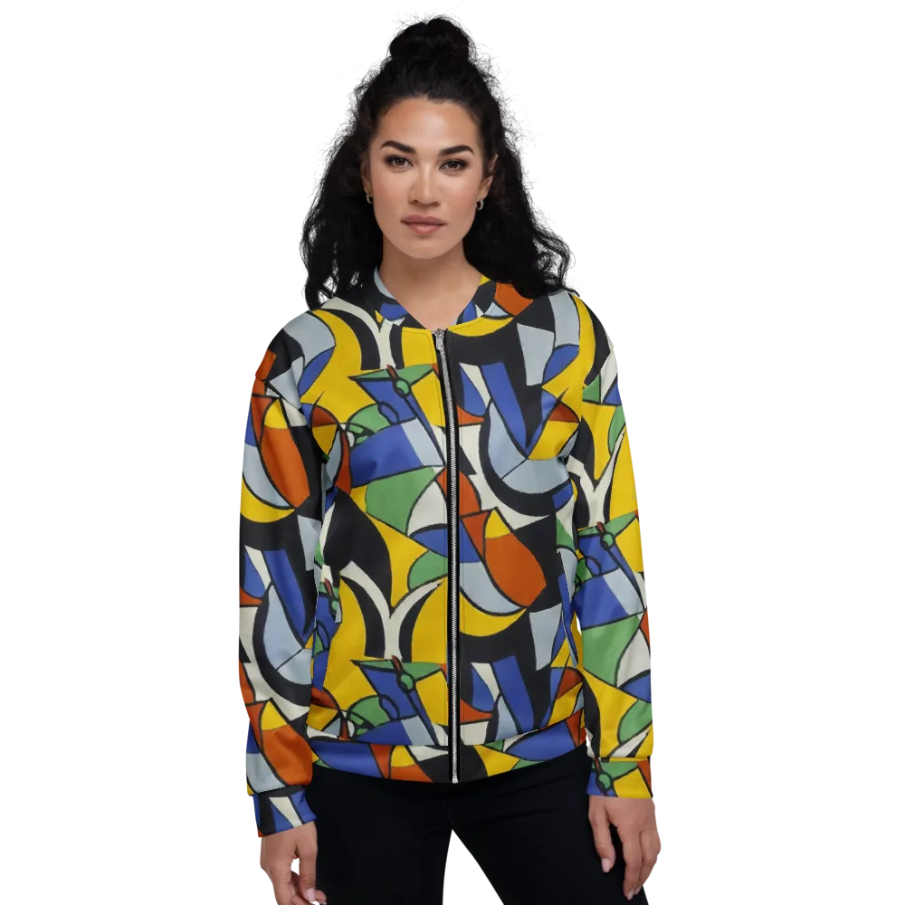 Chromatic Paradox on Bomber Jacket — Front