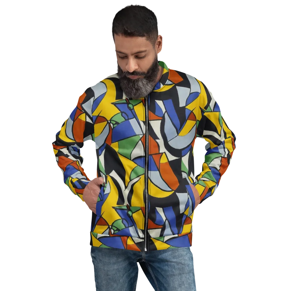 Chromatic Paradox on Bomber Jacket — Front