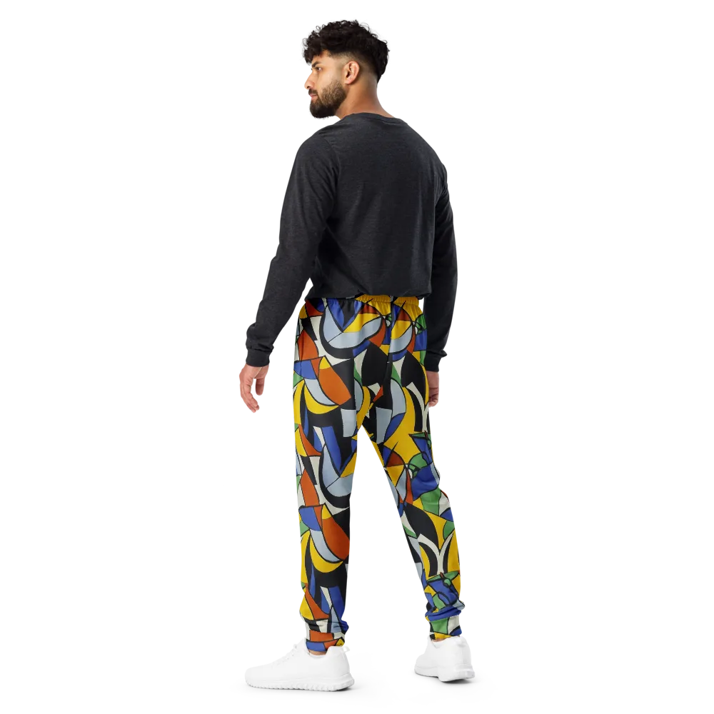 Chromatic Paradox on Men's Joggers — Back