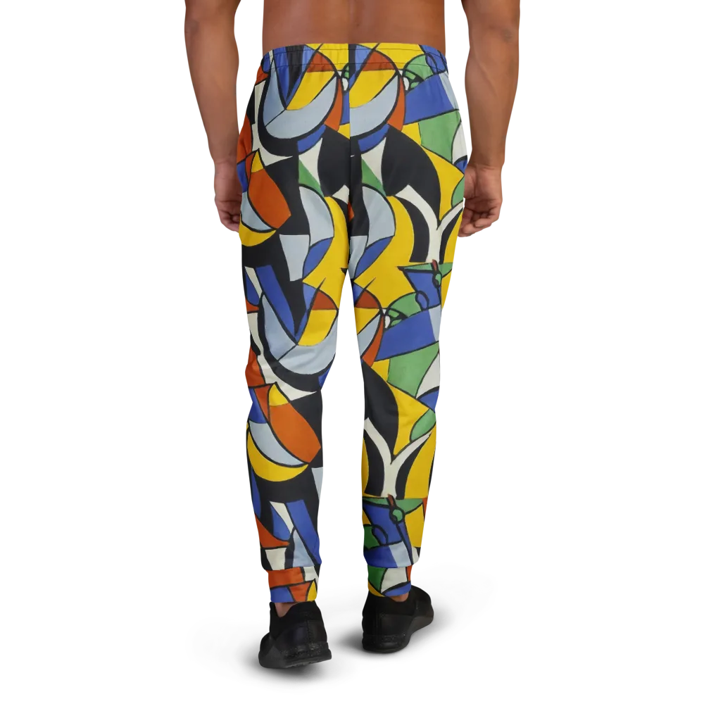 Chromatic Paradox on Men's Joggers — Back