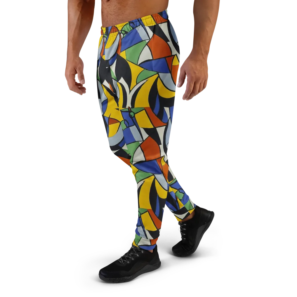 Chromatic Paradox on Men's Joggers — Left
