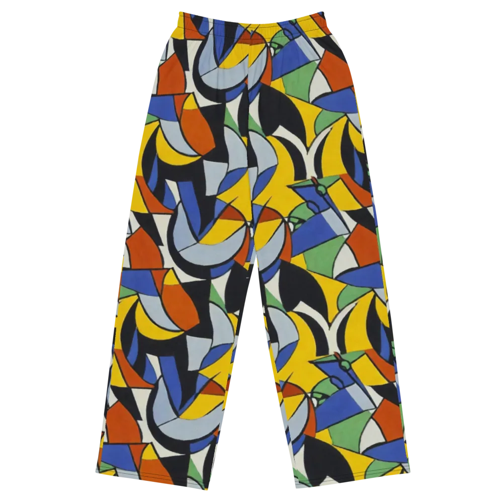 Chromatic Paradox on Wide-Leg Pants — Front