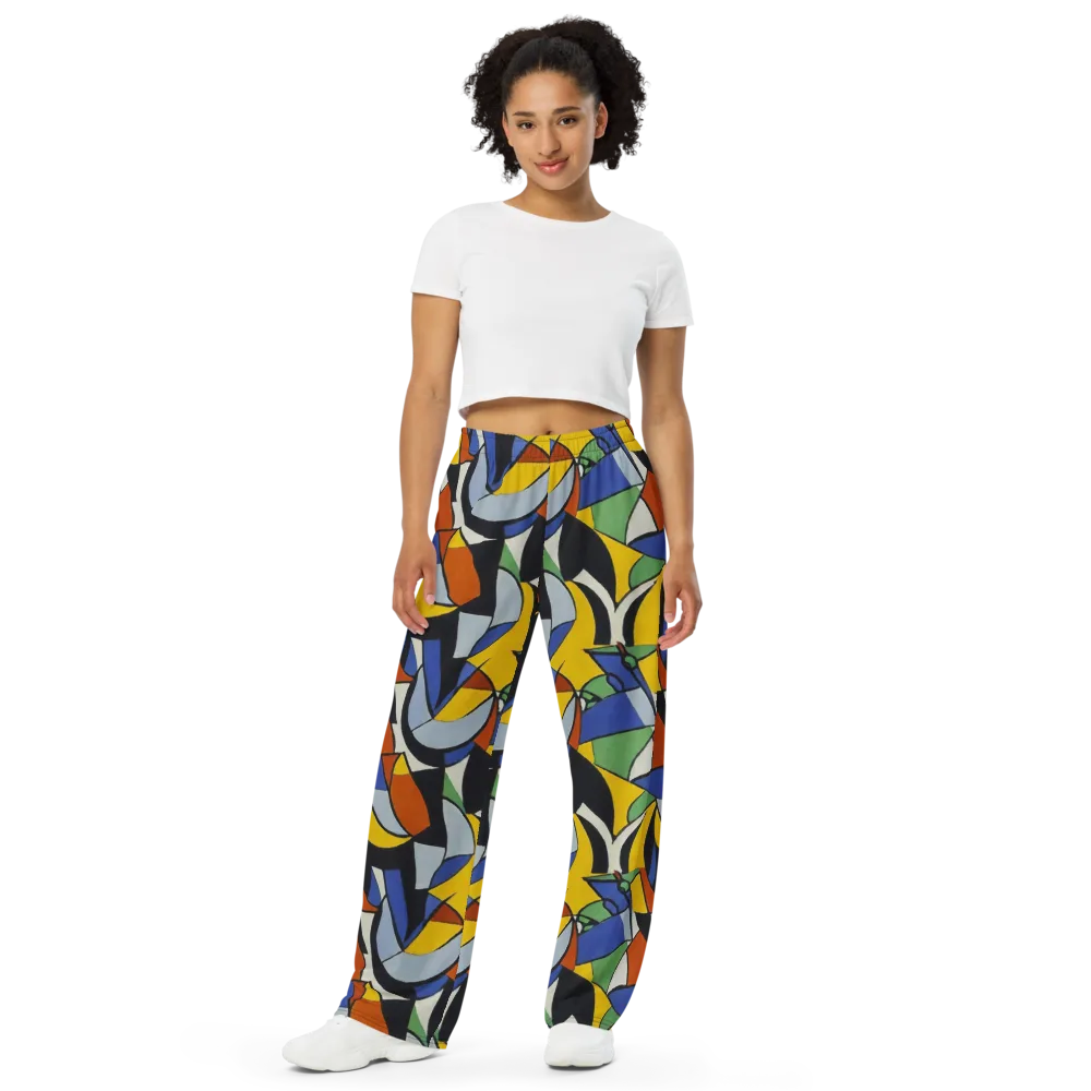 Chromatic Paradox on Wide-Leg Pants — Front