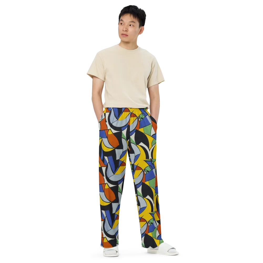 Chromatic Paradox on Wide-Leg Pants — Front