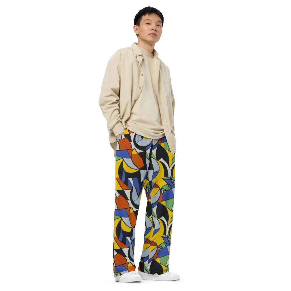 Chromatic Paradox on Wide-Leg Pants — Right Front