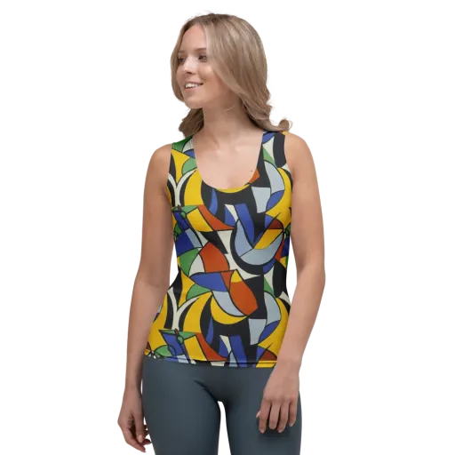 Chromatic Paradox on a Women's Tank Top
