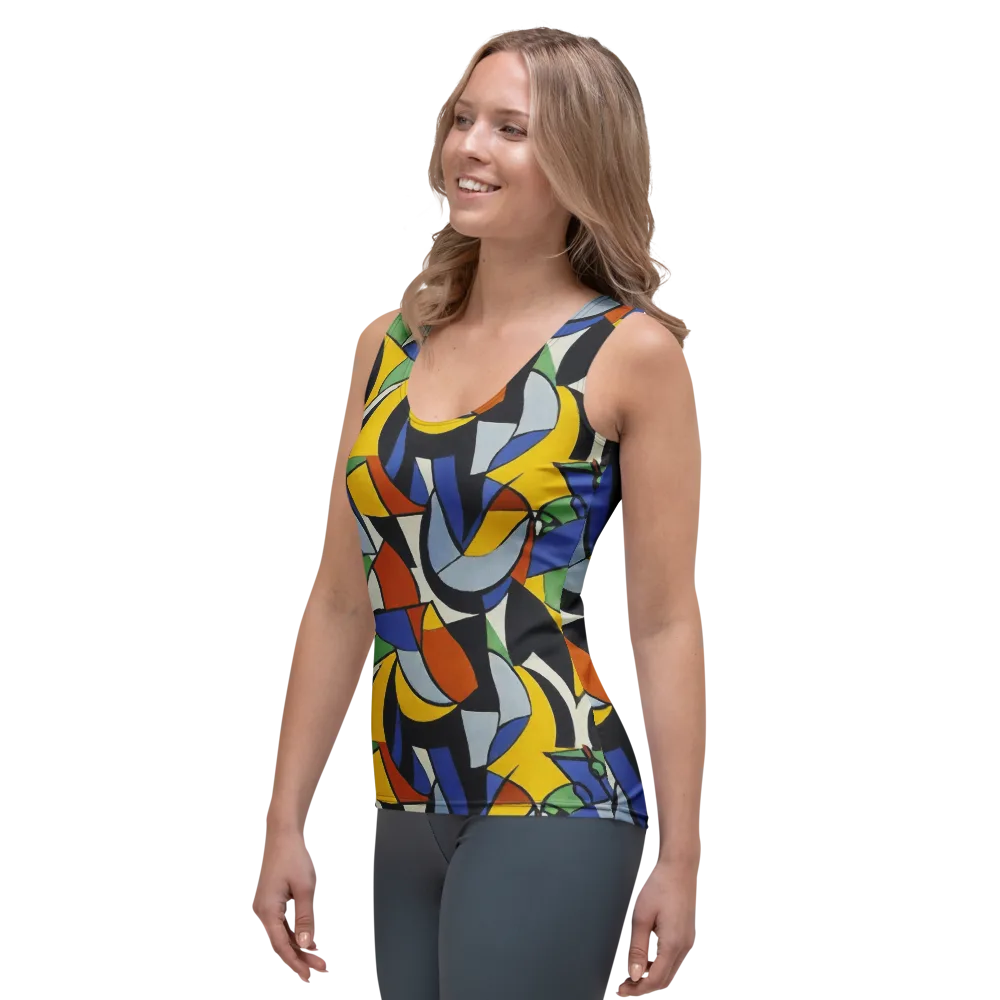 Chromatic Paradox on Women's Tank Top — Left Front