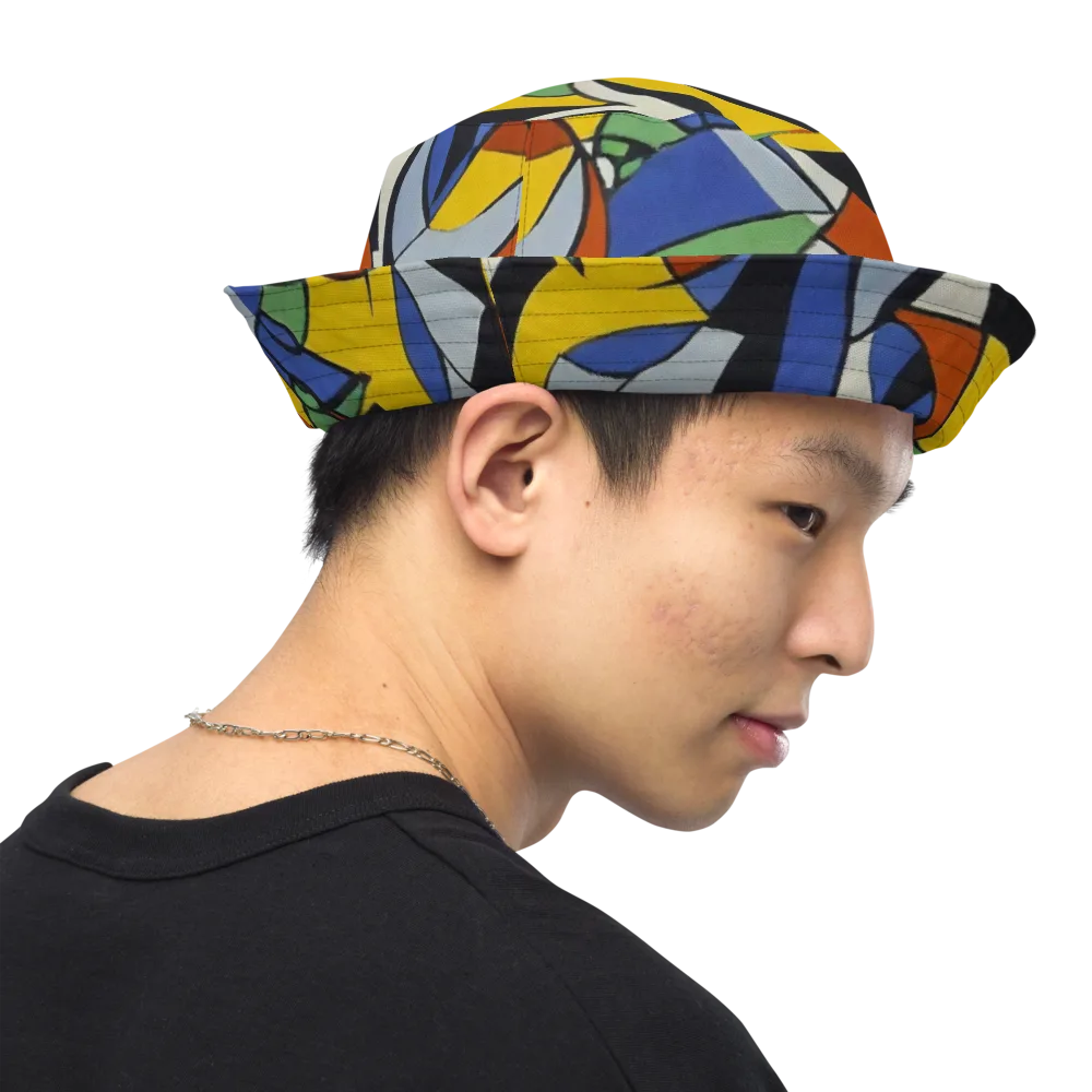 Chromatic Paradox on Reversible Bucket Hat — Right Outside