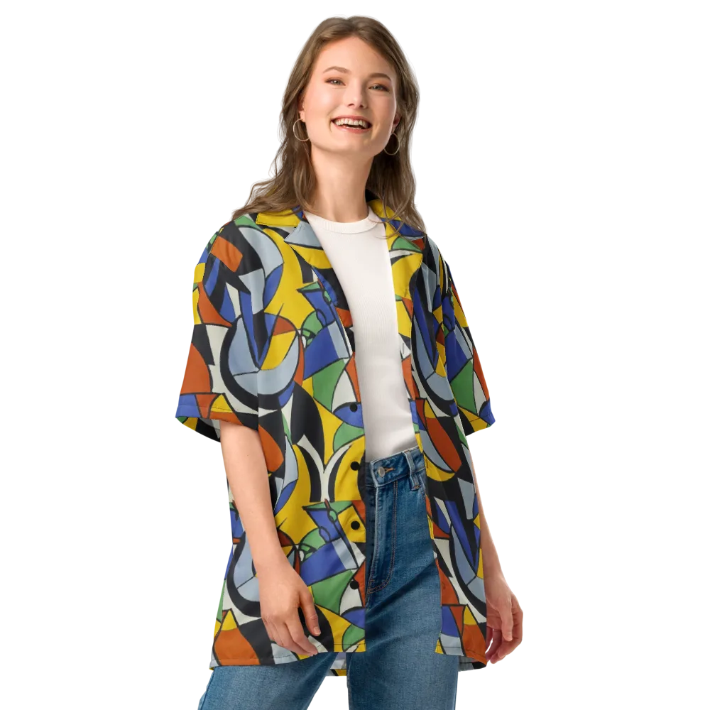 Chromatic Paradox on Button Shirt — Front