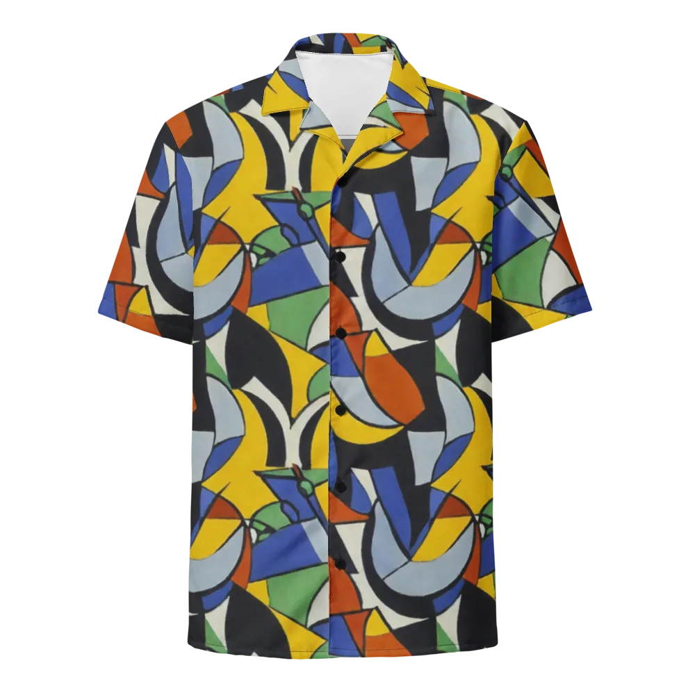 Chromatic Paradox on Button Shirt — Front