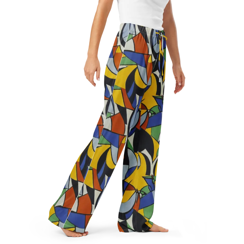 Chromatic Paradox on Women's Pajama Pants — Right Front
