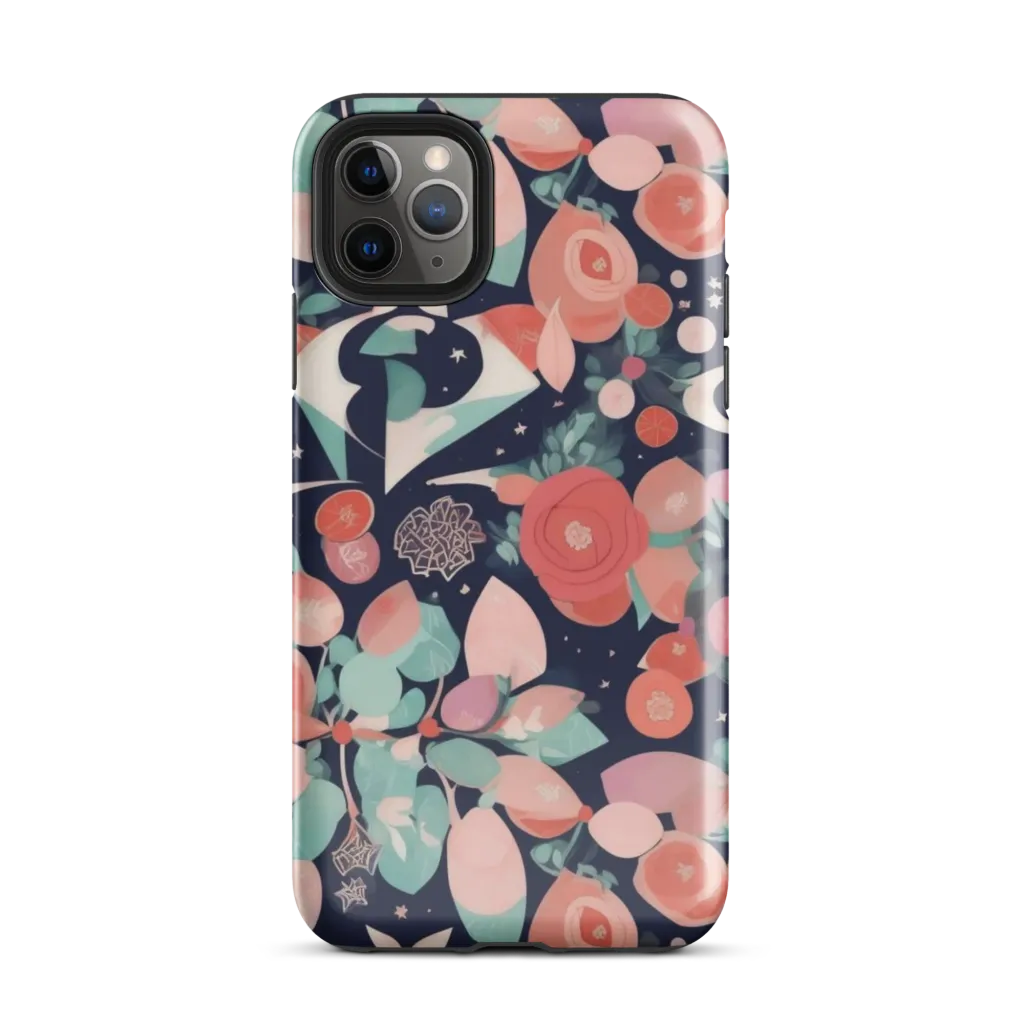 Coral Moon Garden on Tough Case for iPhone® — Front