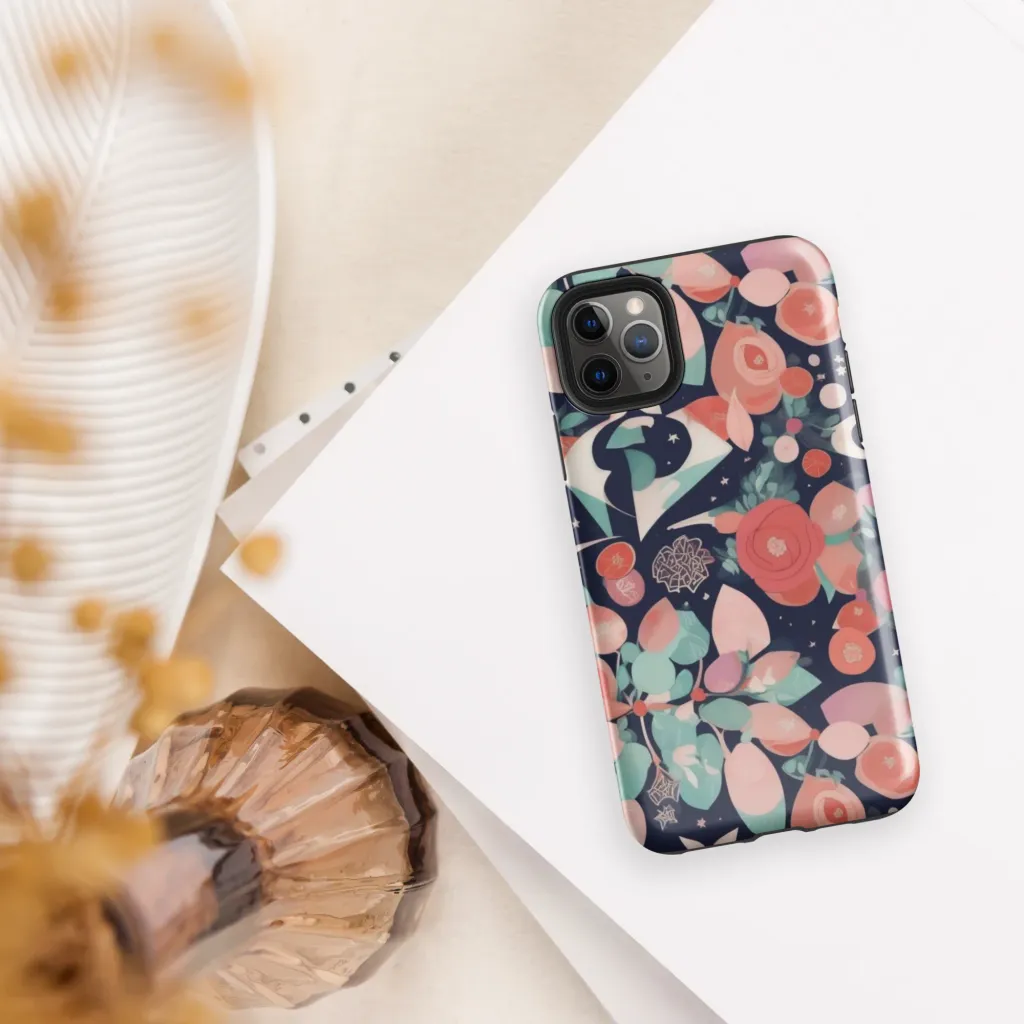 Coral Moon Garden on Tough Case for iPhone® — Front
