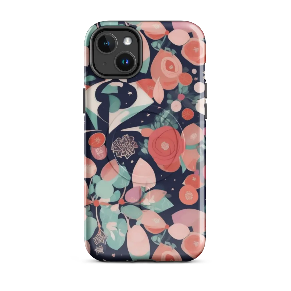 Coral Moon Garden on MagSafe Tough Case for iPhone® — Front