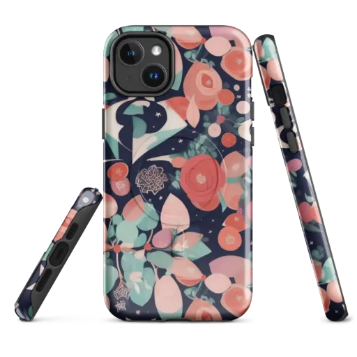 Coral Moon Garden on a MagSafe Tough Case for iPhone®