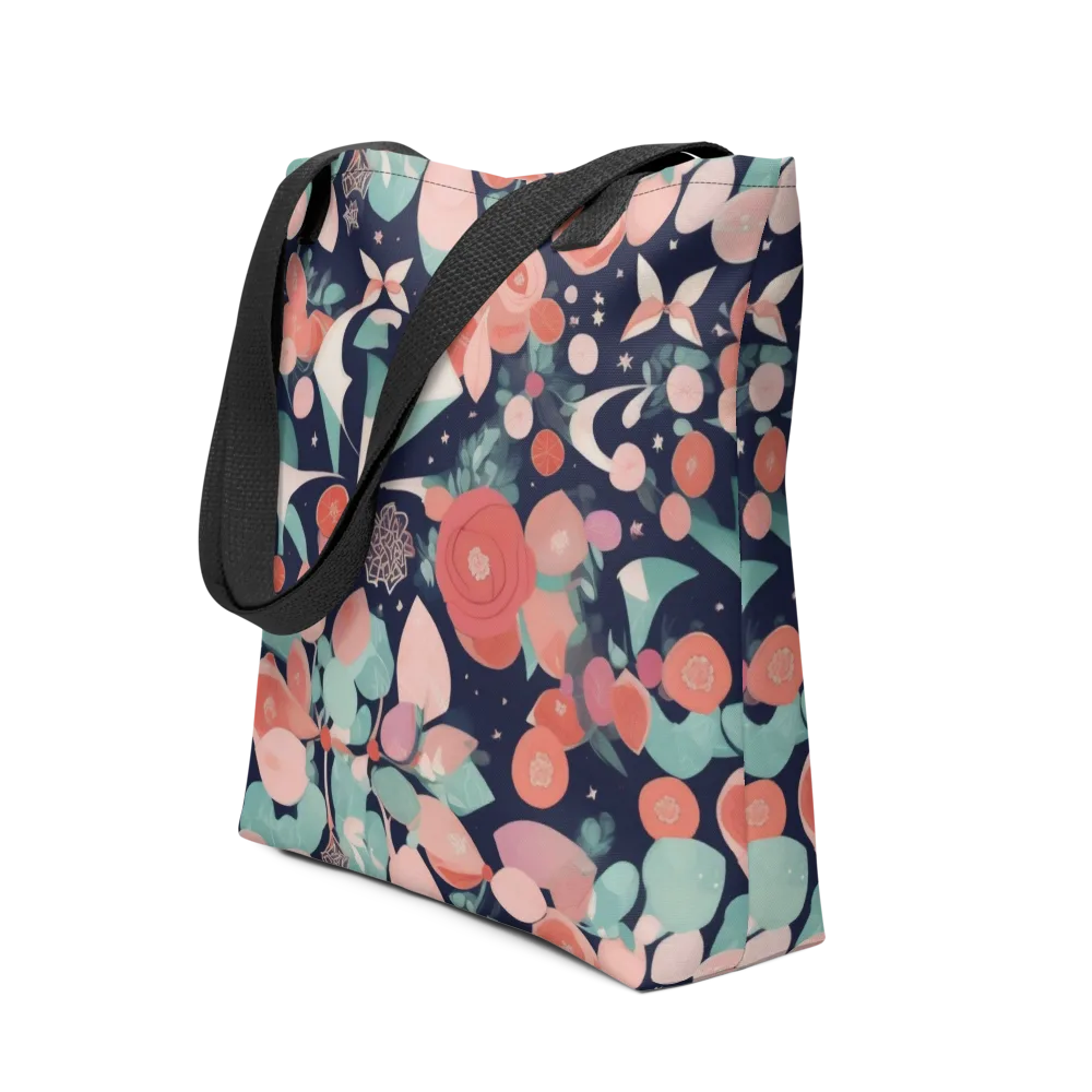 Coral Moon Garden on Tote Bag — Front